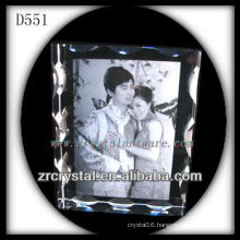 K9 Laser Etched Image Inside Crystal Photo Frame